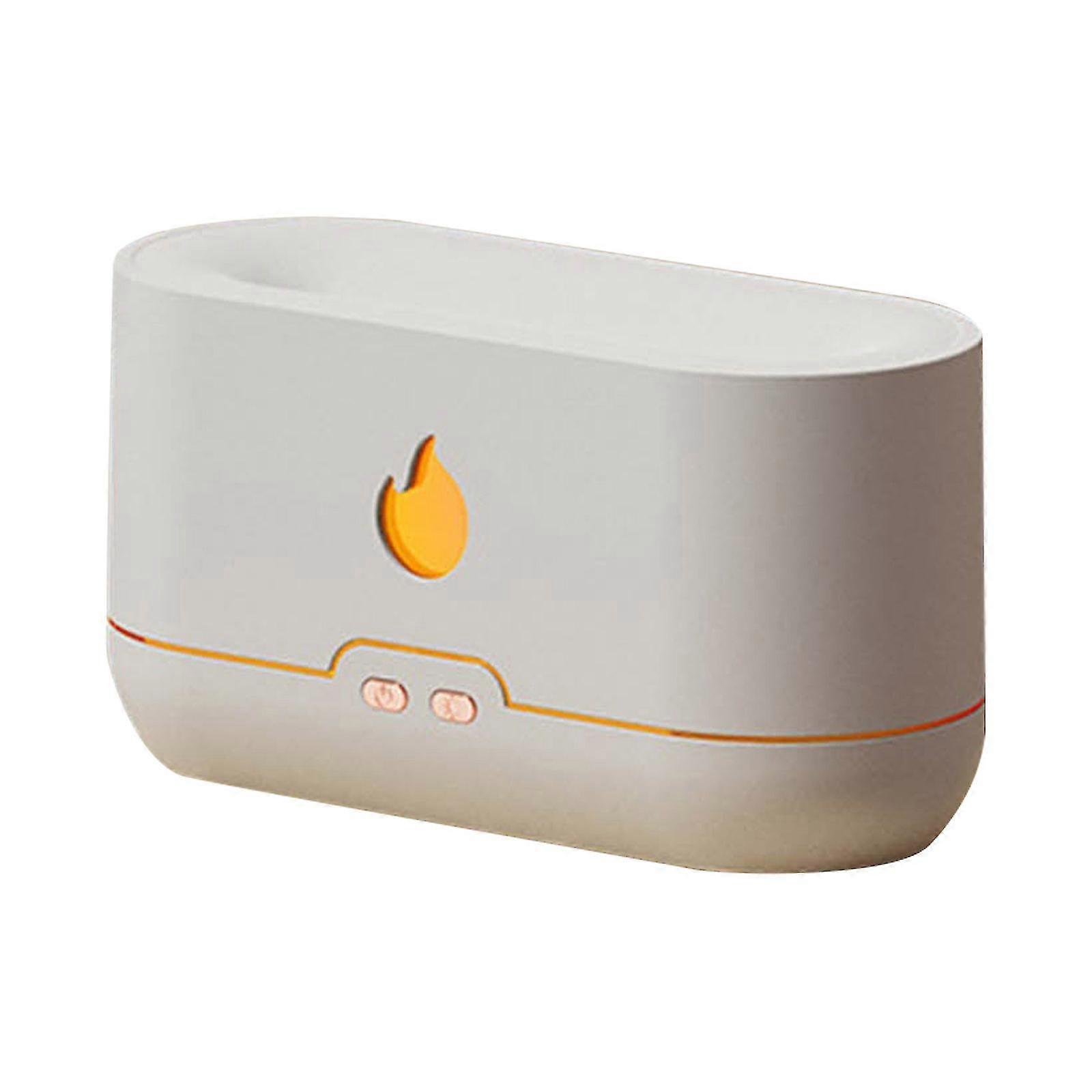 Humidificateur de flamme Diffuseur d’arômes Double usage Home Office Cadeau Coloré Clair Clair Articles