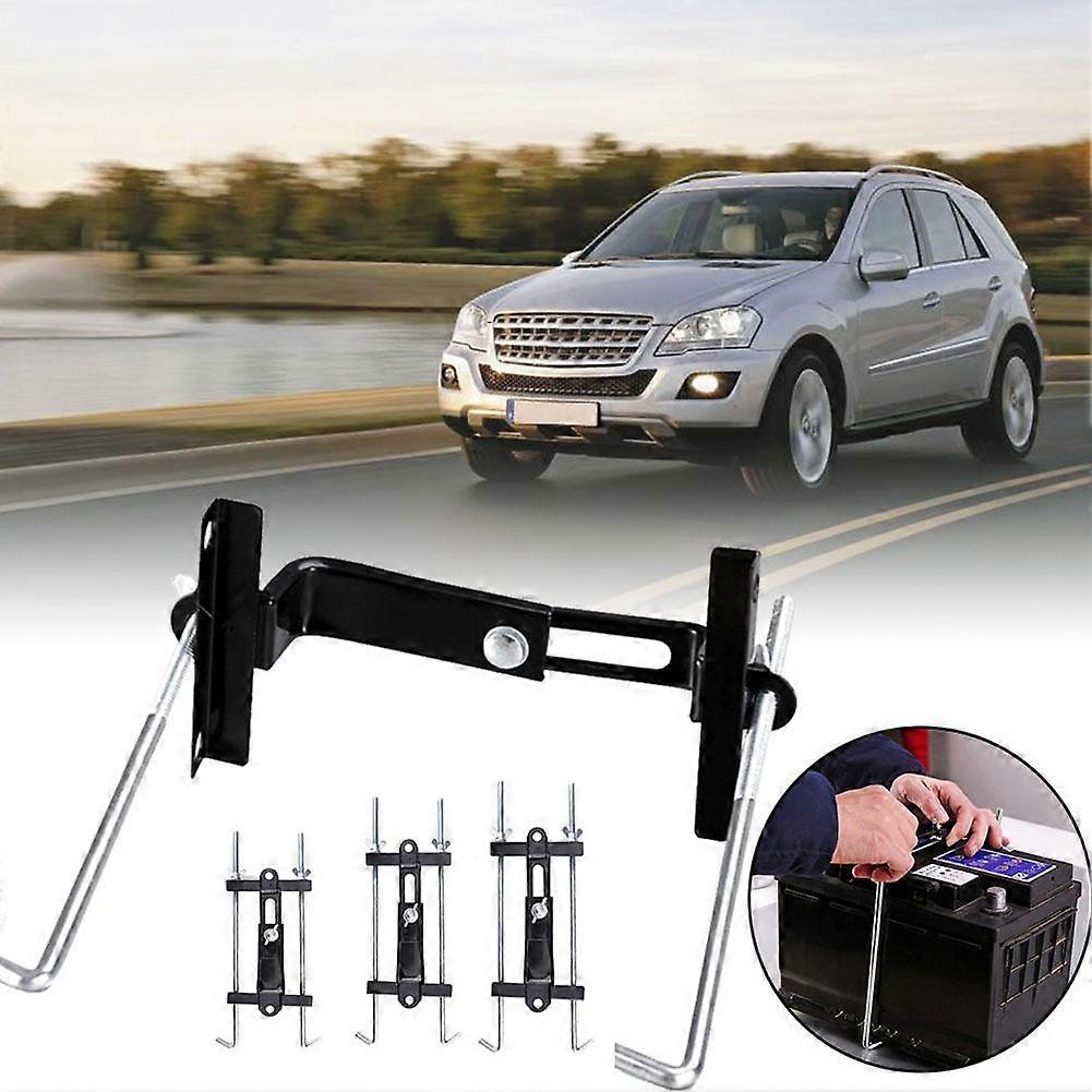 Adjustable Stable Battery Hold Down Clamp Durable Car Holder Stabilizer Mount Rack Metal Fixed Bracket Stand