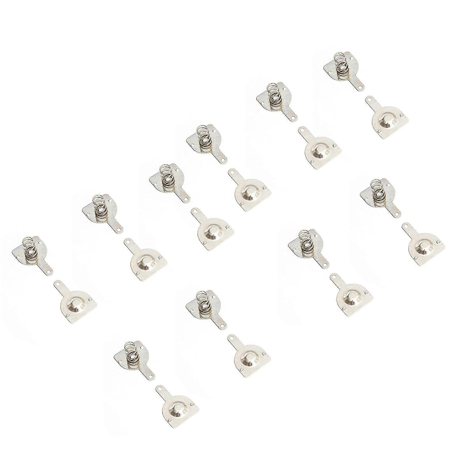 10Pair 20Pcs 18650 Battery Pack Spring Contact Piece Battery Box Single Pole
