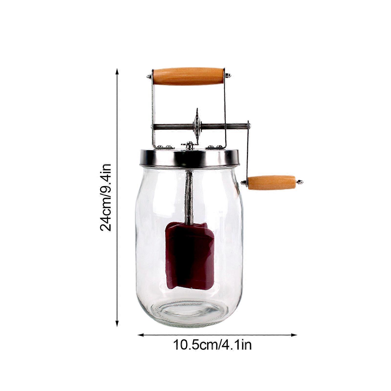 Manual Butter Maker Stirring Tool Silicone Wheel Hand Crank Butter Churner