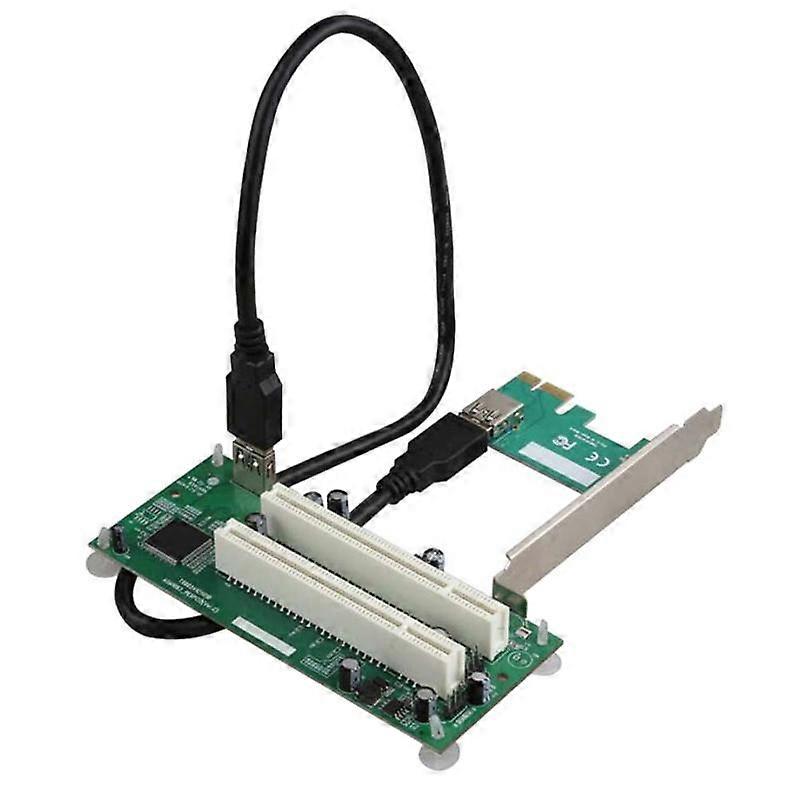 Desktop PCI-Express PCI-E to PCI Adapter Card PCIe to Dual Pci Slot Expansion Card USB 3.0 Add on Card Convertor