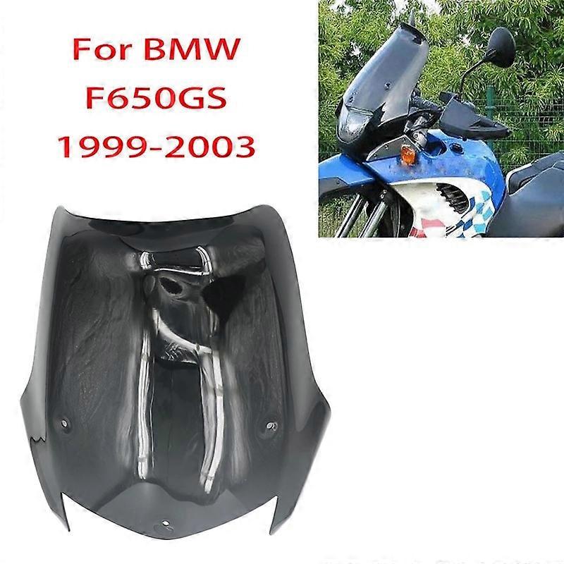 Parabrezza nero del motociclo Parabrezza Deflettori per-BMW F650 F 650 GS 1999-2003