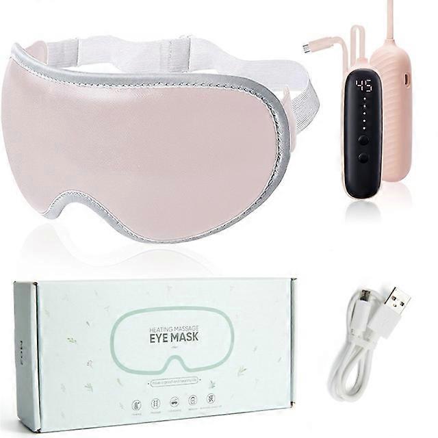 3D Heated Eye Mask Electric Eye Massager Portable Blindfold Sleeping Mask for Dry Eyes Blepharitis Fatigue Relief Eye Protection