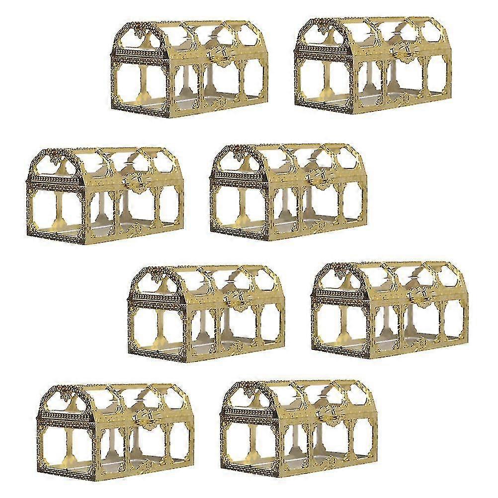1 Set Square Exquisite Practical Hollow Wedding Candy Boxes Gift Boxes Candy Boxes For Party