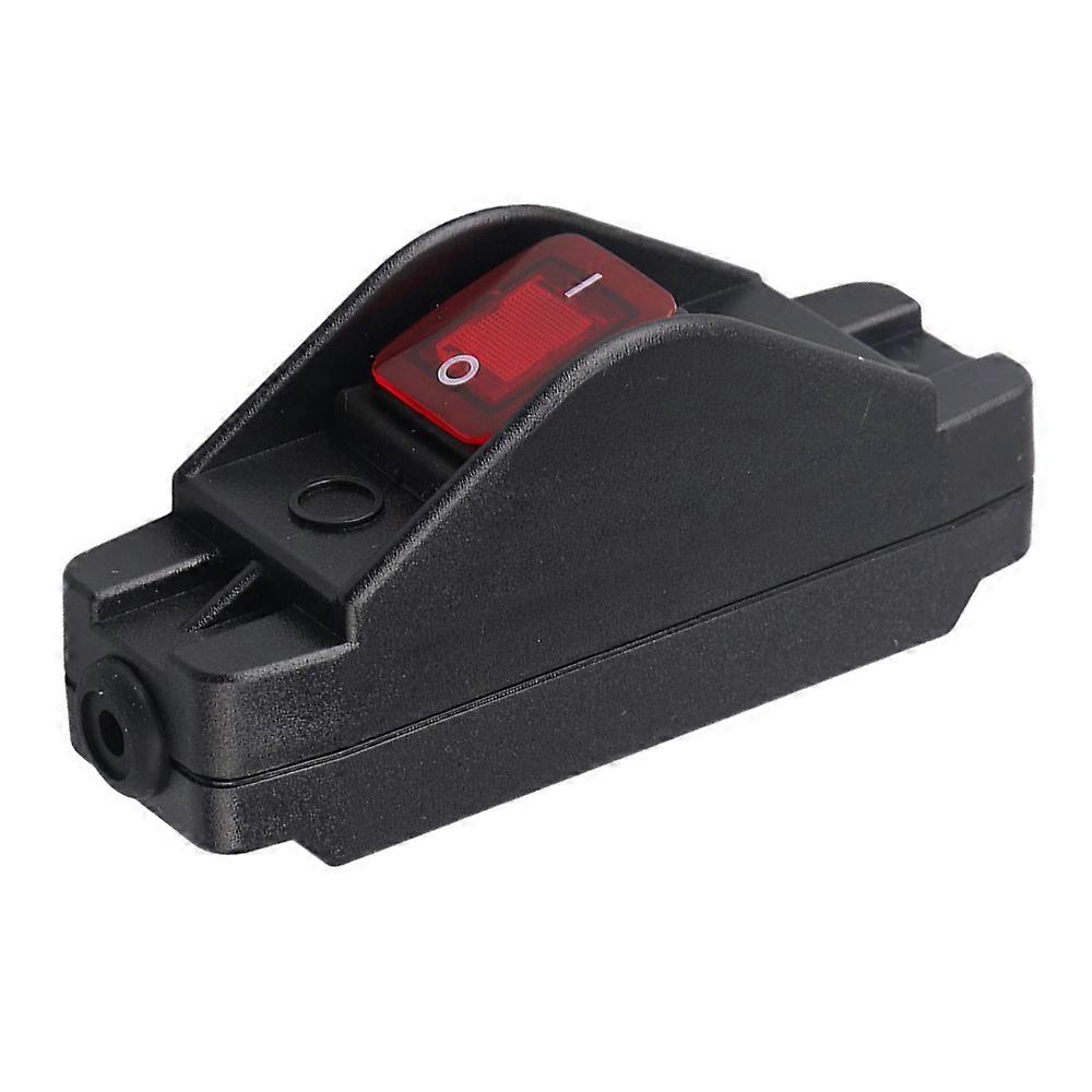 16A 220V Ein/Aus Inline-Schnurschalter Knopf Inline-Schnurschalter für Elektrogeräte