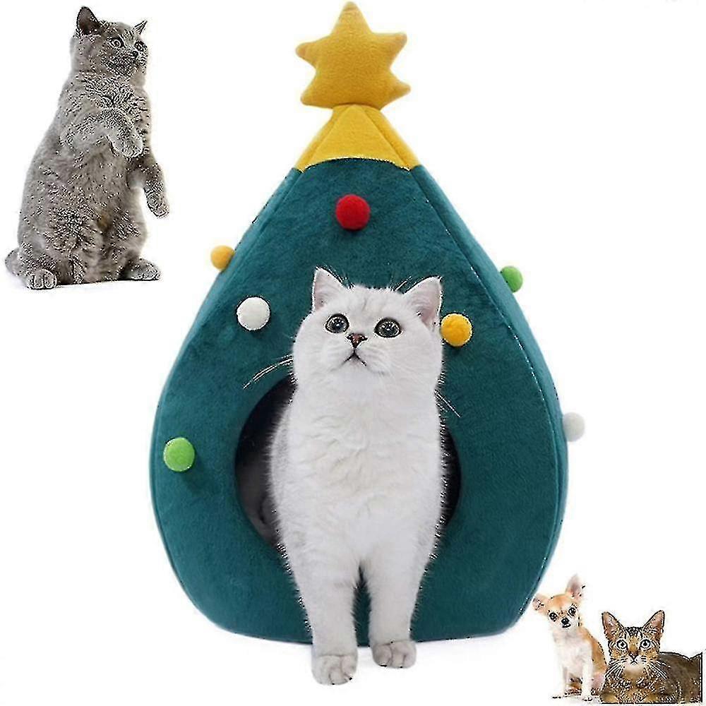 Cat Bed Christmas Tree Two-in-one