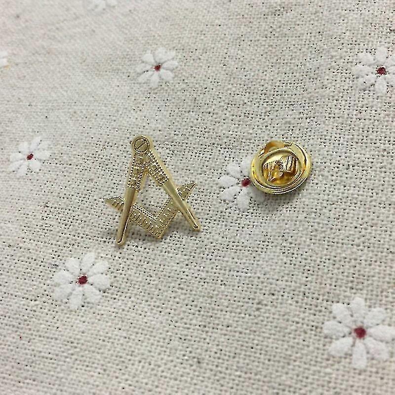 Compass And Square Hollow Out Masonic Lapel Pin - MXBC
