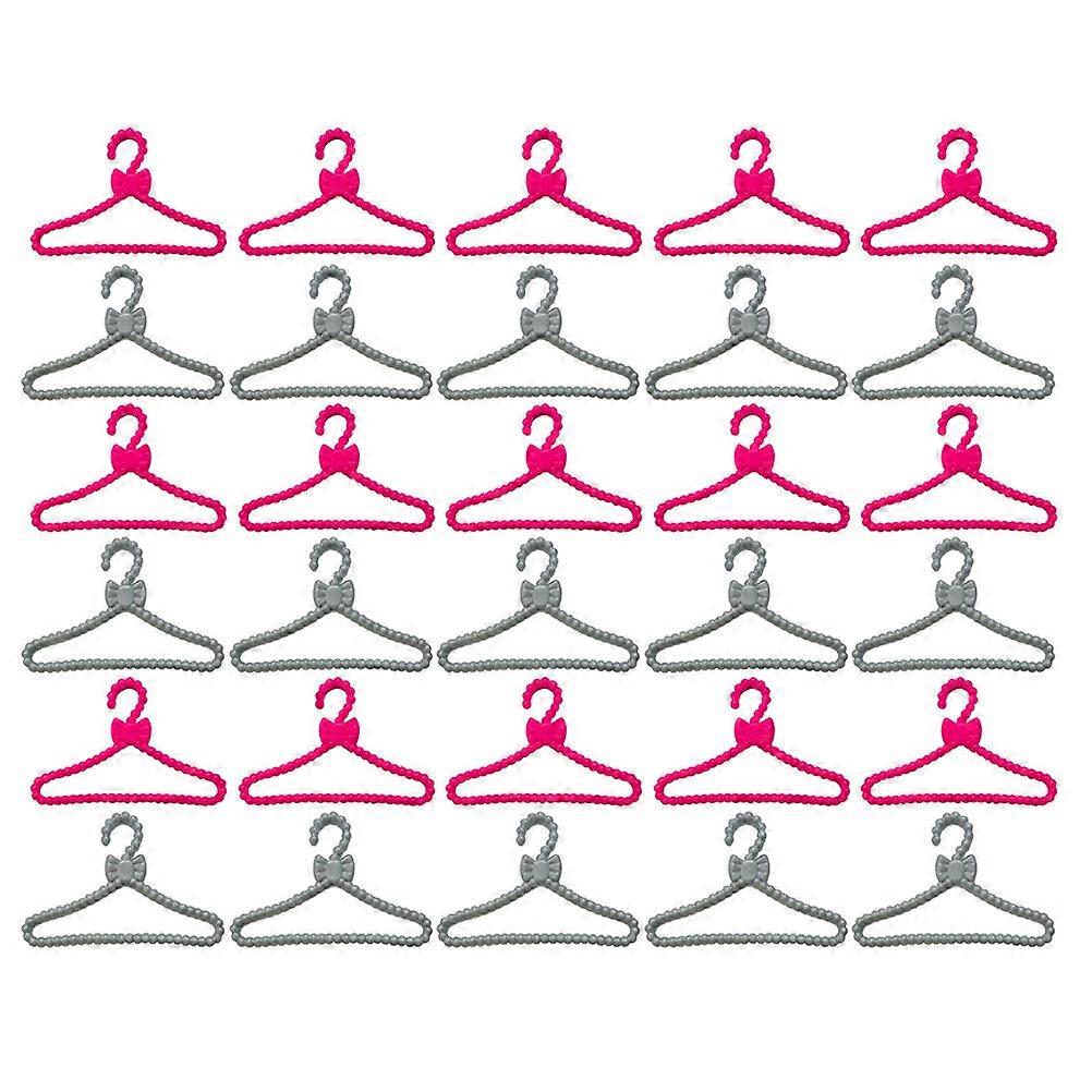 60pcs Mini Puppe Kleid Kleiderbügel Mini Haus Kleiderbügel Mini Kleiderbügel Mini Kleiderbügel
