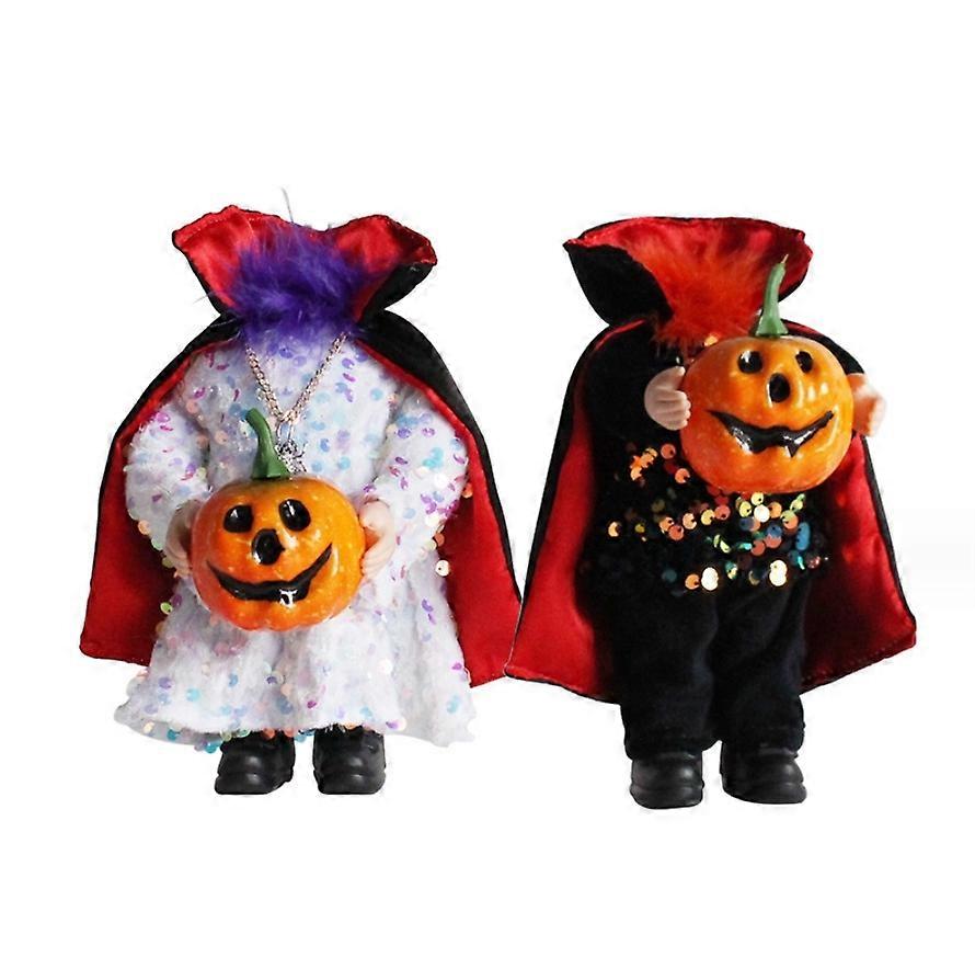 Halloween Headless Pumpkin Doll, Spooky Prank Prop and Decorative Toy for Setting the Mood