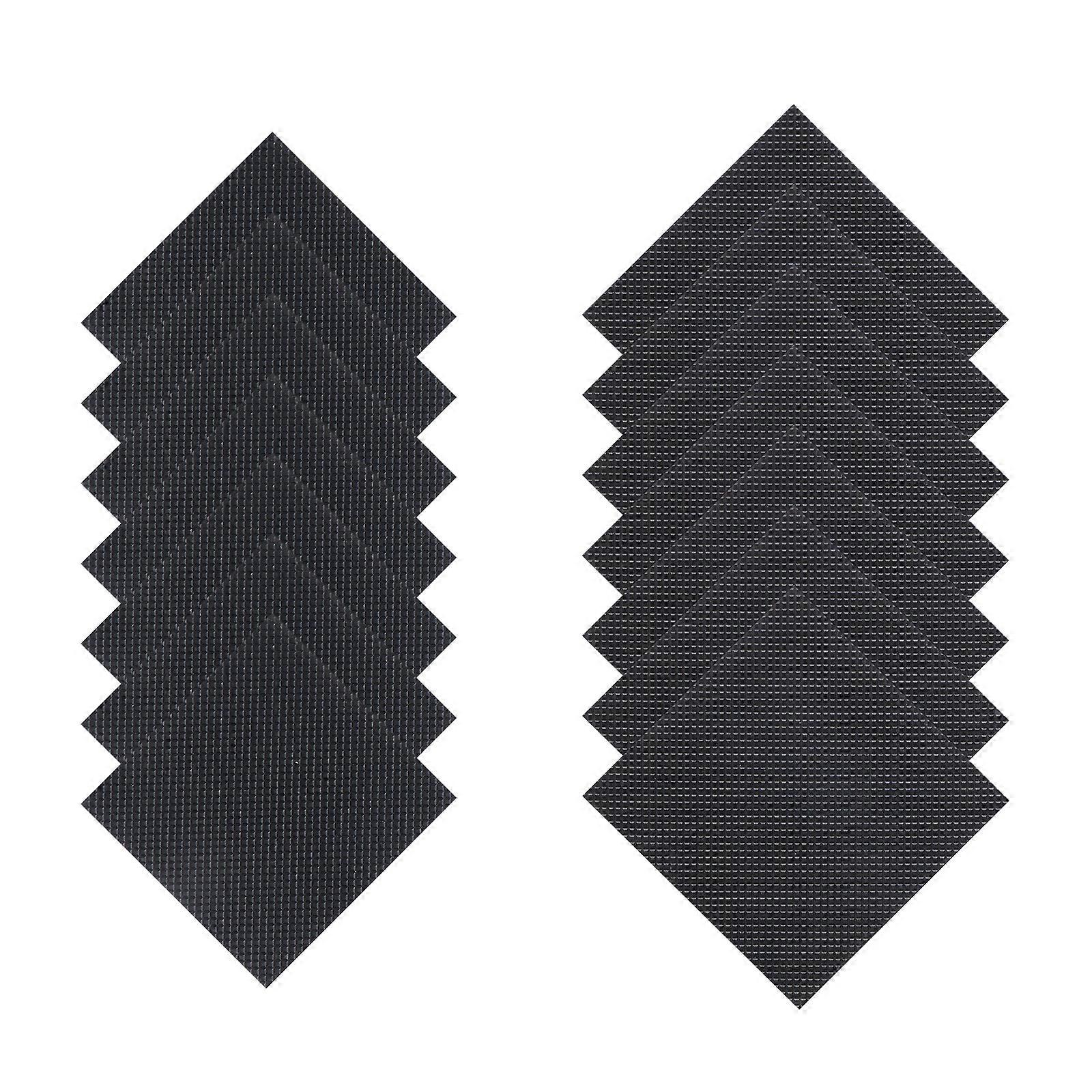 20PCS Talon Réduction Du Bruit Autocollant Chaussures Semelle En Caoutchouc Anti-dérapant Coussin (2 Tailles)