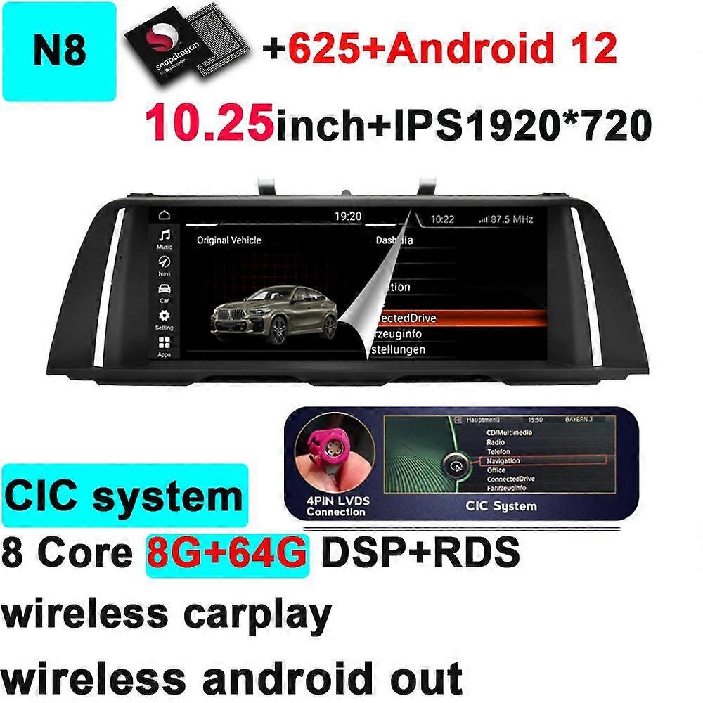 JINGTIAN Car Carplay Audio DVD Navigation GPS Multimedia Radio Video Player for BMW 5 Series F10 F11 520 523 525 530 2011-2017
