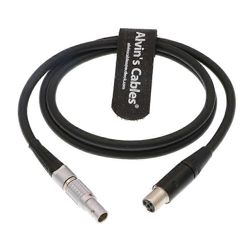 Lanxri ARRI RED Camera 12V Monitor Power Cable 2 Pin Male to Mini XLR 4 Pin Female for TV Logic Monitor