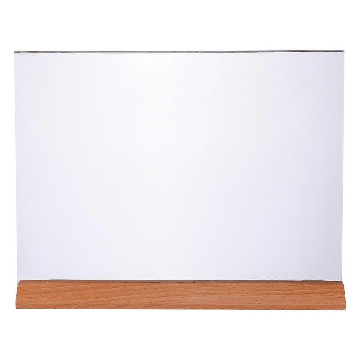 Sign Holders Desktop Photo Paper Name Holder Display Stand Acrylic Table Menu Holders Transparent, A4 Style