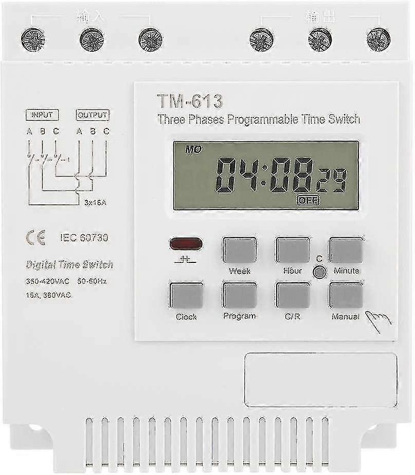 Three Phase 380v Intelligent Digital Cycle Programmable Power Timer Switch