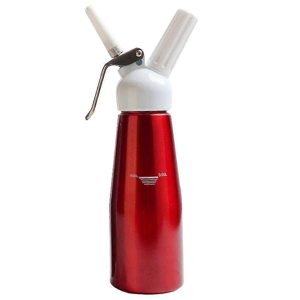 500 ml flødedispenser, aluminium, med 3 dyser, til flødeskum