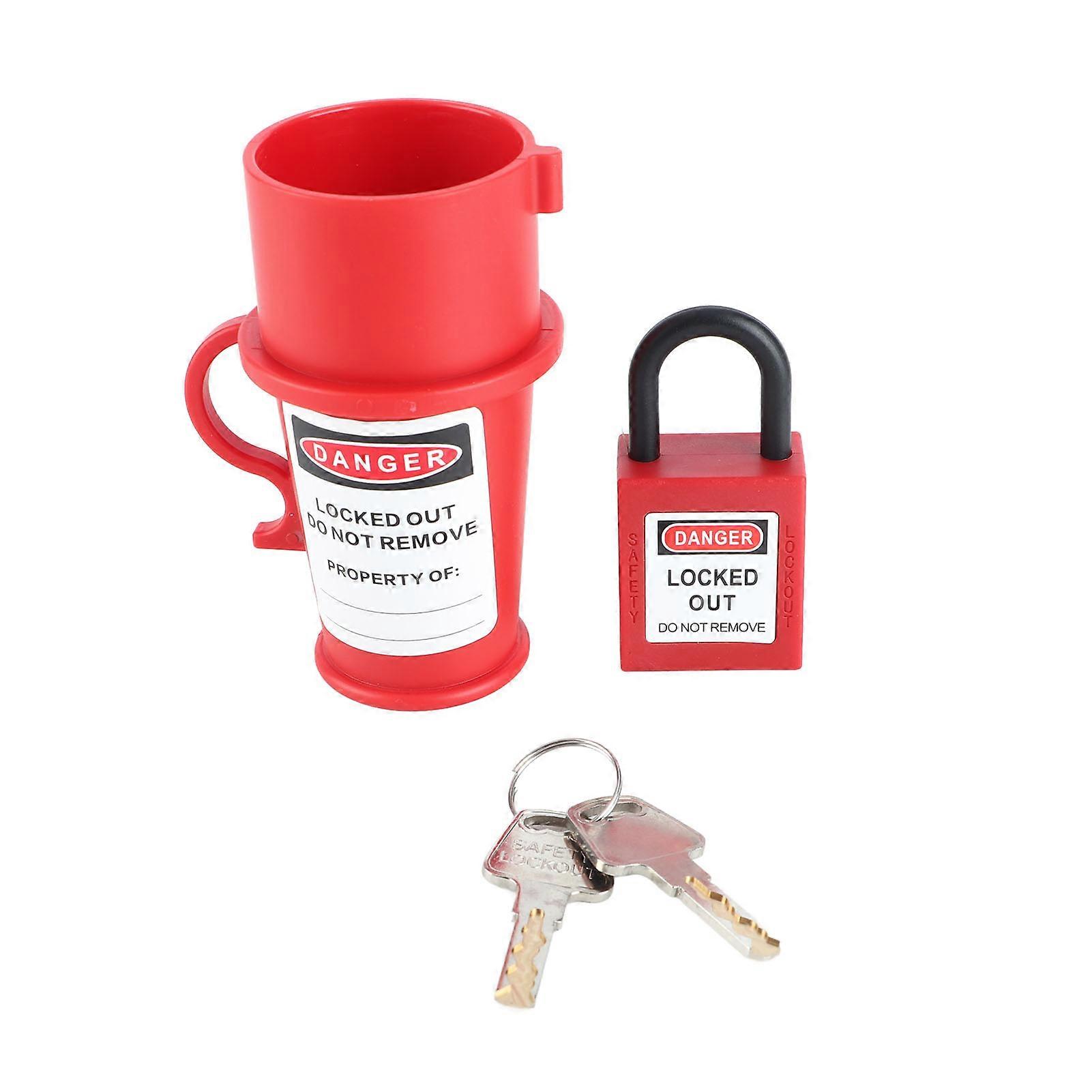 Socket Lockout Device Waterproof PP Nylon Insualted Electrical Plug Lockout for Electric Isolation