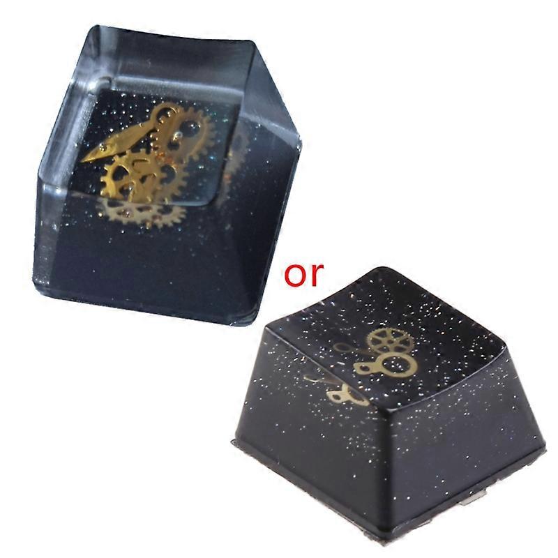 Handmade Customized OEM R4 Profile Resin Keycap for Cherry MX Switches Mechanical Keyboard RGB Translucent Resin Keycap