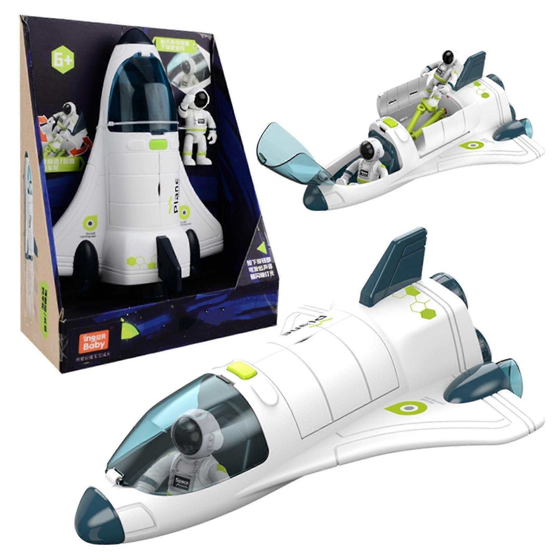 子供のための男の子の宇宙のおもちゃのためのライトの音と図付きスペースシャトルのおもちゃ