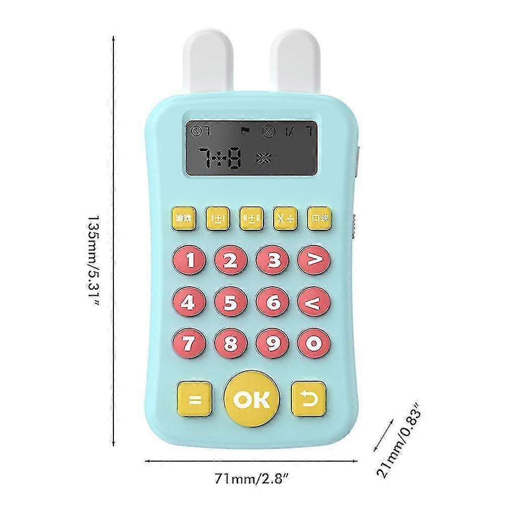 Kids Early Learnin Educational Diital Calculator with Display - Basic Calculator for Home School Students
