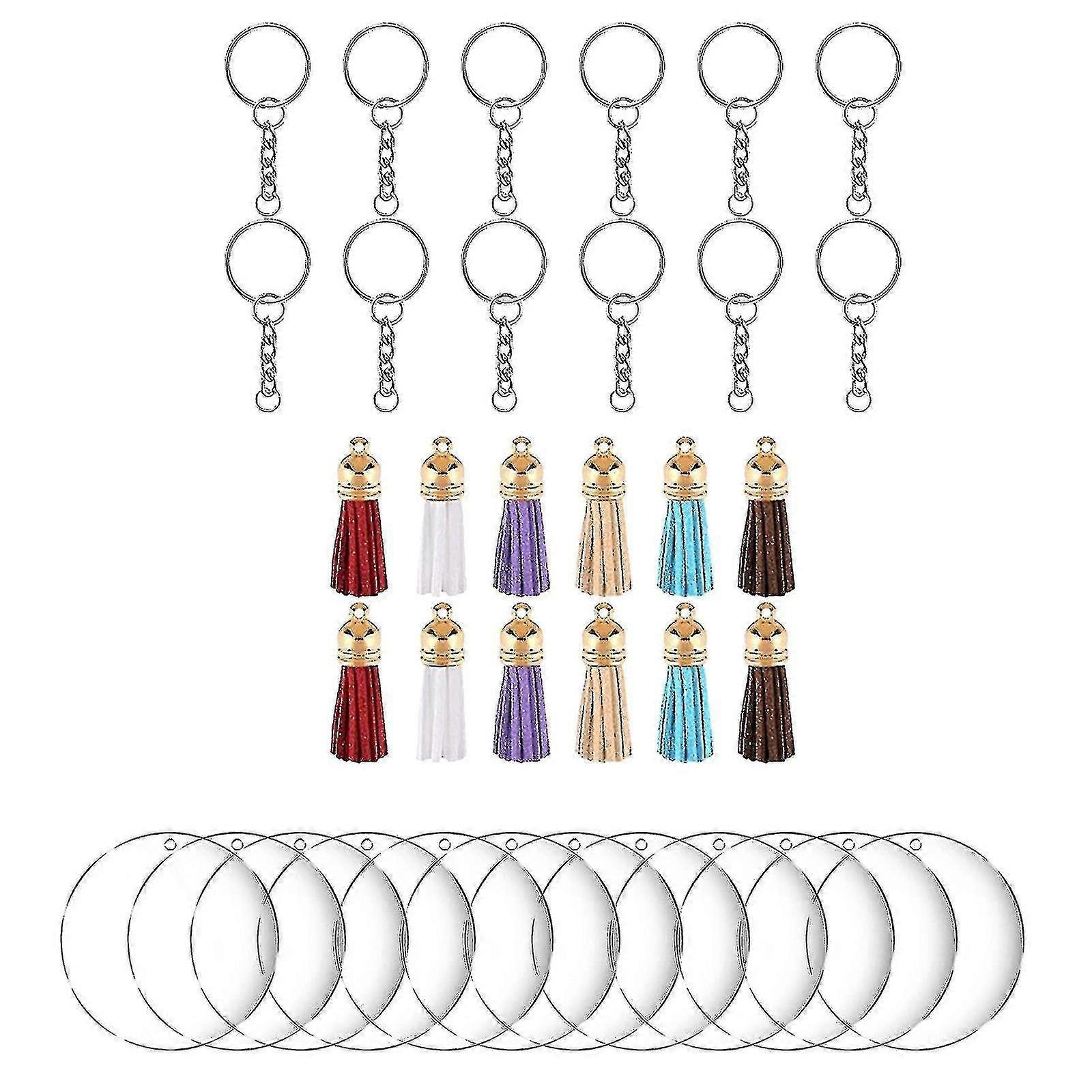 Acrylic Keychain Blank Transparent Keychain Suitable For Vinyl Kit