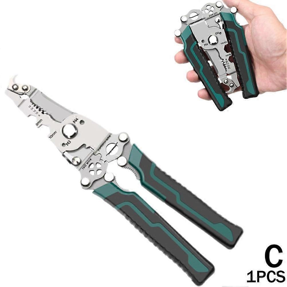For 18 In 1 Wire Stripper Tool Multi Function Wire Stripper Cutter Crimper For Electricians And DIY