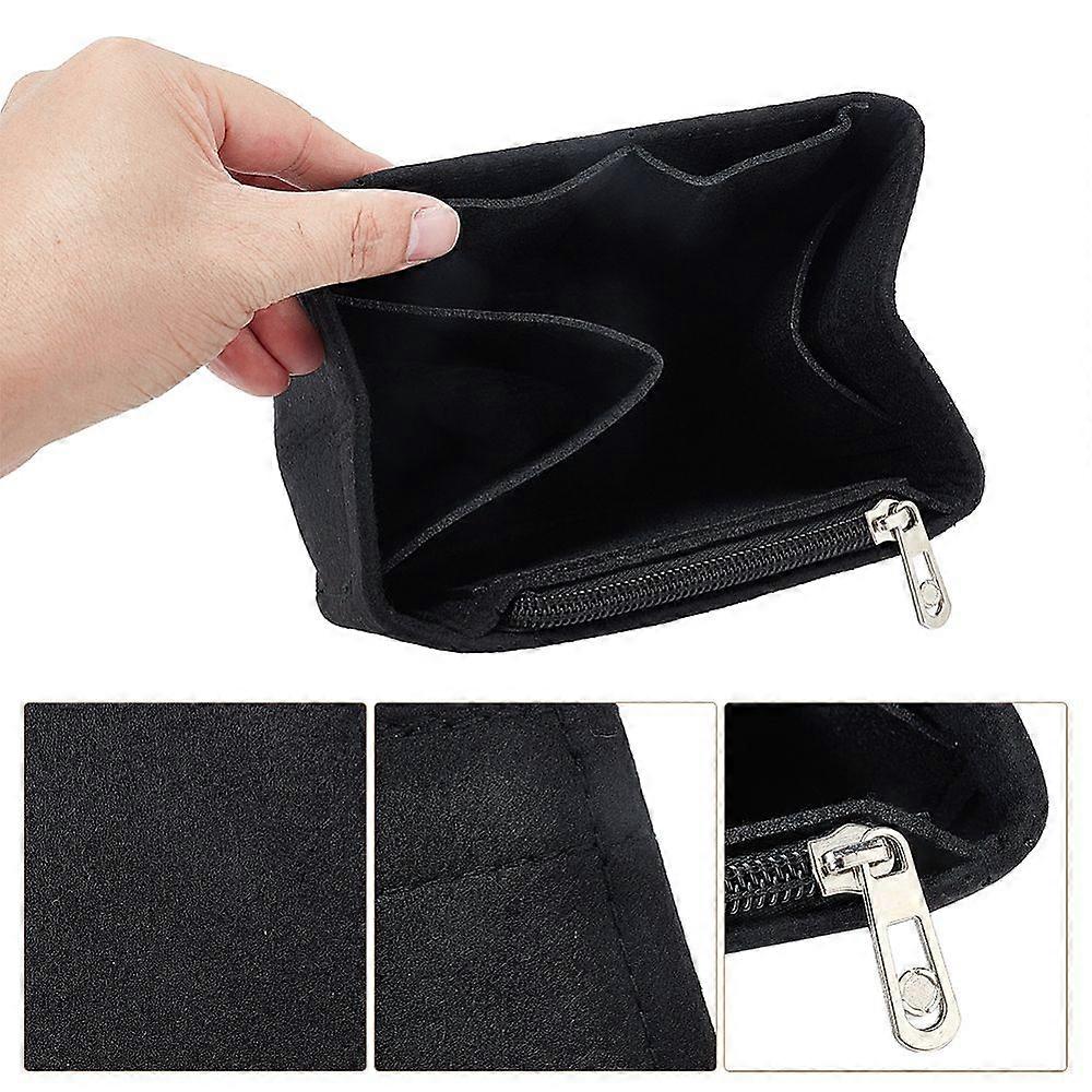 Felt Purse Organizer Insert Tote Bag Organizer Insert Mini Tote Basket Shaper Liner Rectangle Bag in Bag Shoulder Bag Interior Shaper for Make-up Stor