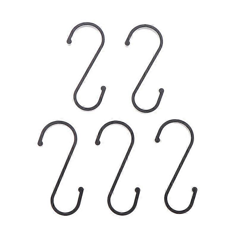 5Pcs Aluminium Alloy Practical S Shape Hooks Kitchen Railing Hanger Hook Holder