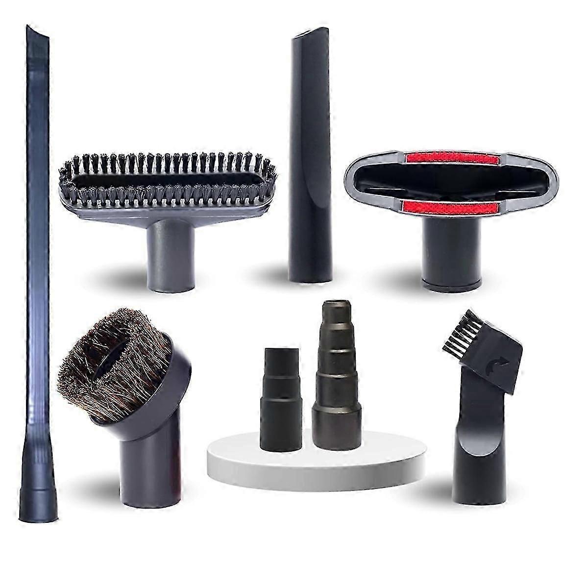 طقم تنظيف المكنسة الكهربائية المنزلية المكونة من 8 عبوات - يناسب ملحقات المرفقات 1-7 / 8 بوصة و 1-3 / 8 بوصة (35 مم) و 1-1 / 4 بوصة (32 مم)