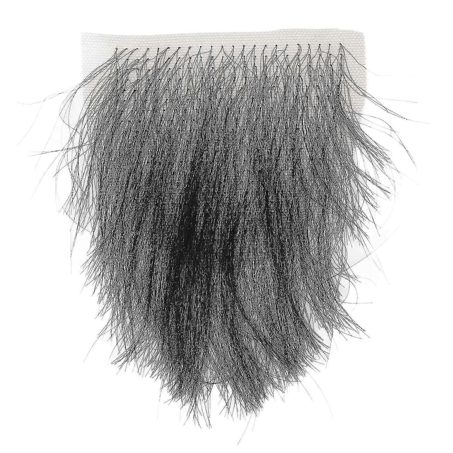 Zachte nep schaamhaar baard mannen vrouwen ademend synthetisch nep lichaam prive haaraccessoire voor pop