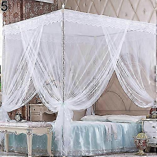 Romantic Princess Lace Canopy Mosquito Net No Frame For Twin Full Queen King Bed