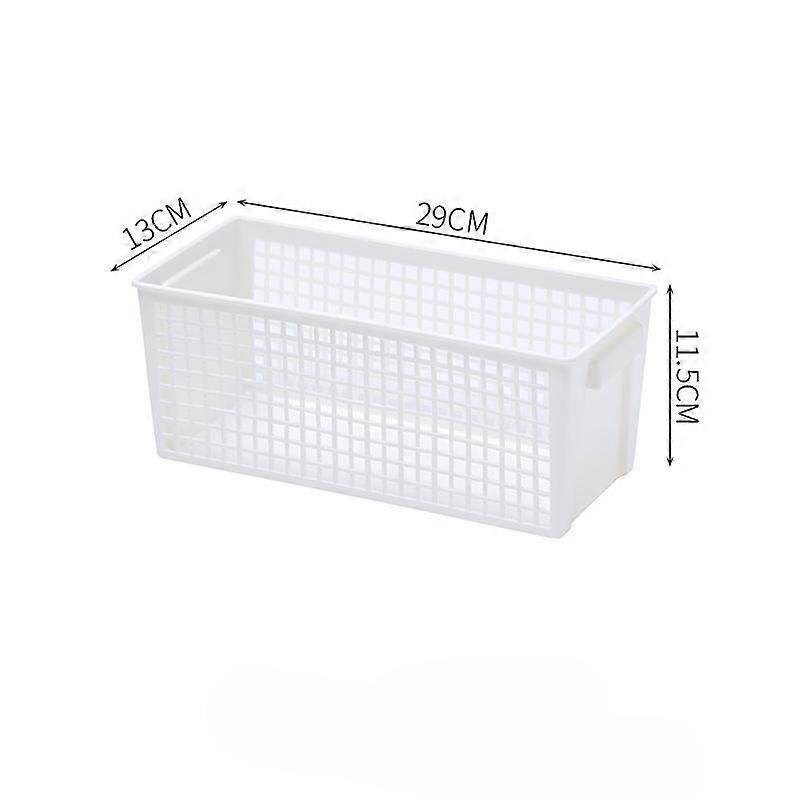 Desktop Storage Basket Large Capacity Snack Storage Hollow-out Rectangular Debris Multi-scene Handle Storage Basket