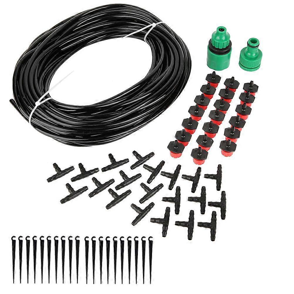 20M Micro Drip Irrigation System Auto Timer Self Plant Watering Garden Hose Kit