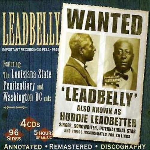 Lead Belly Important Recordings 1934 - 1949 CD 4 discs (2006) NEW