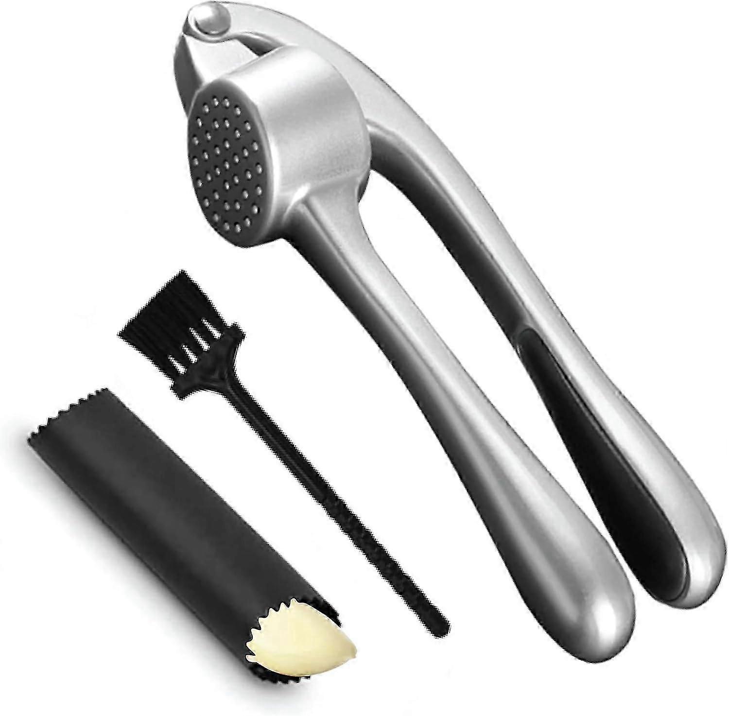 Premium Productive Garlic Press Set  Manual Kitchen Gadgets Garlic Mincer - Rust Proof &