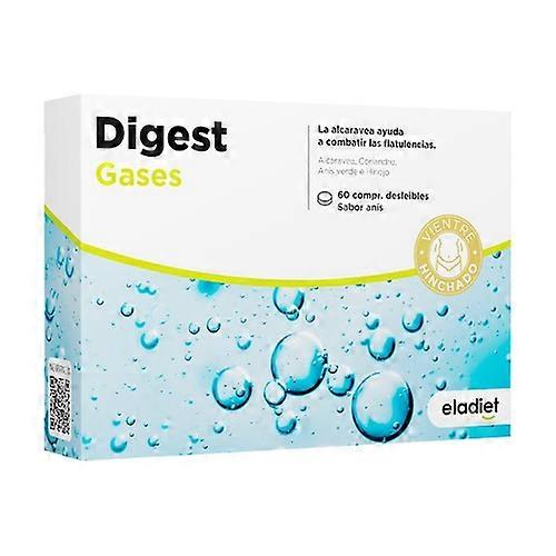 Digest Gases 60 tablets of 400mg (Anise)