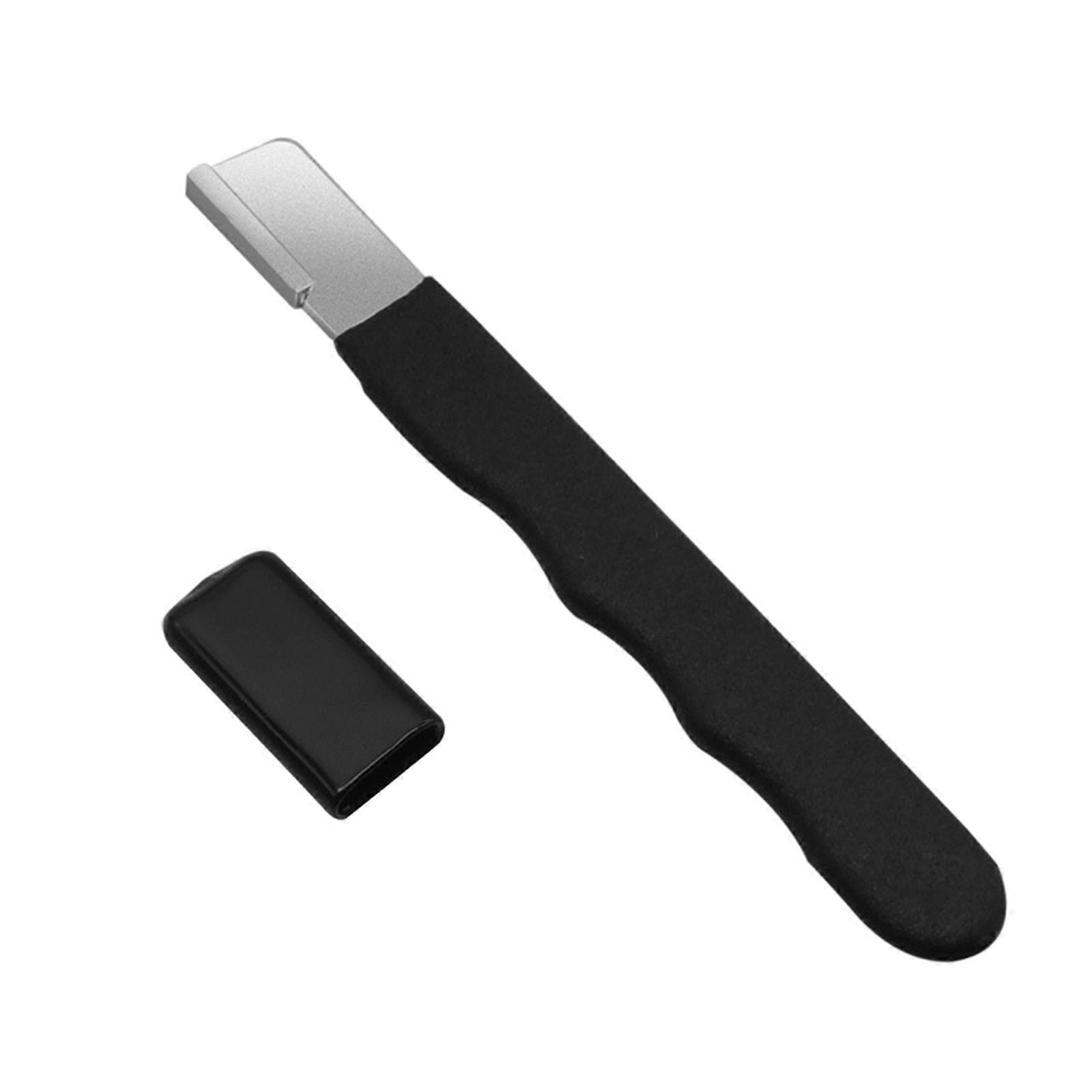 Versatile Knife Sharpeners Pocket Sharpener Garden Tools Sharpeners Scissor Sharpeners Shears Sharpener Alloy Material  Black