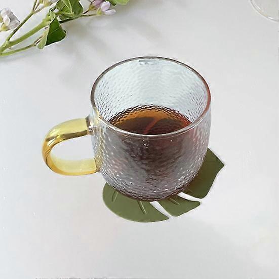 Coaster Cartoon Leaf-shaped Silicone Coaster Easy to Clean Reusable Table Mat for Dining Table Decoration