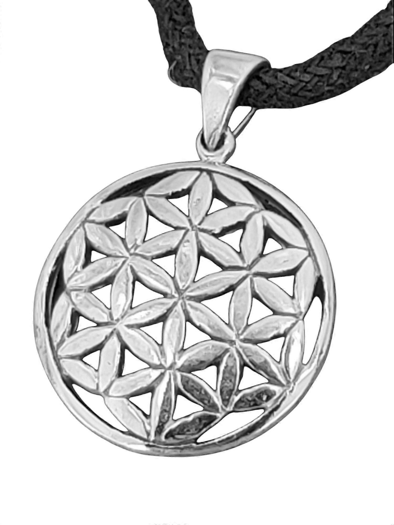 Livets blomma 96 A med ormkedja - silver