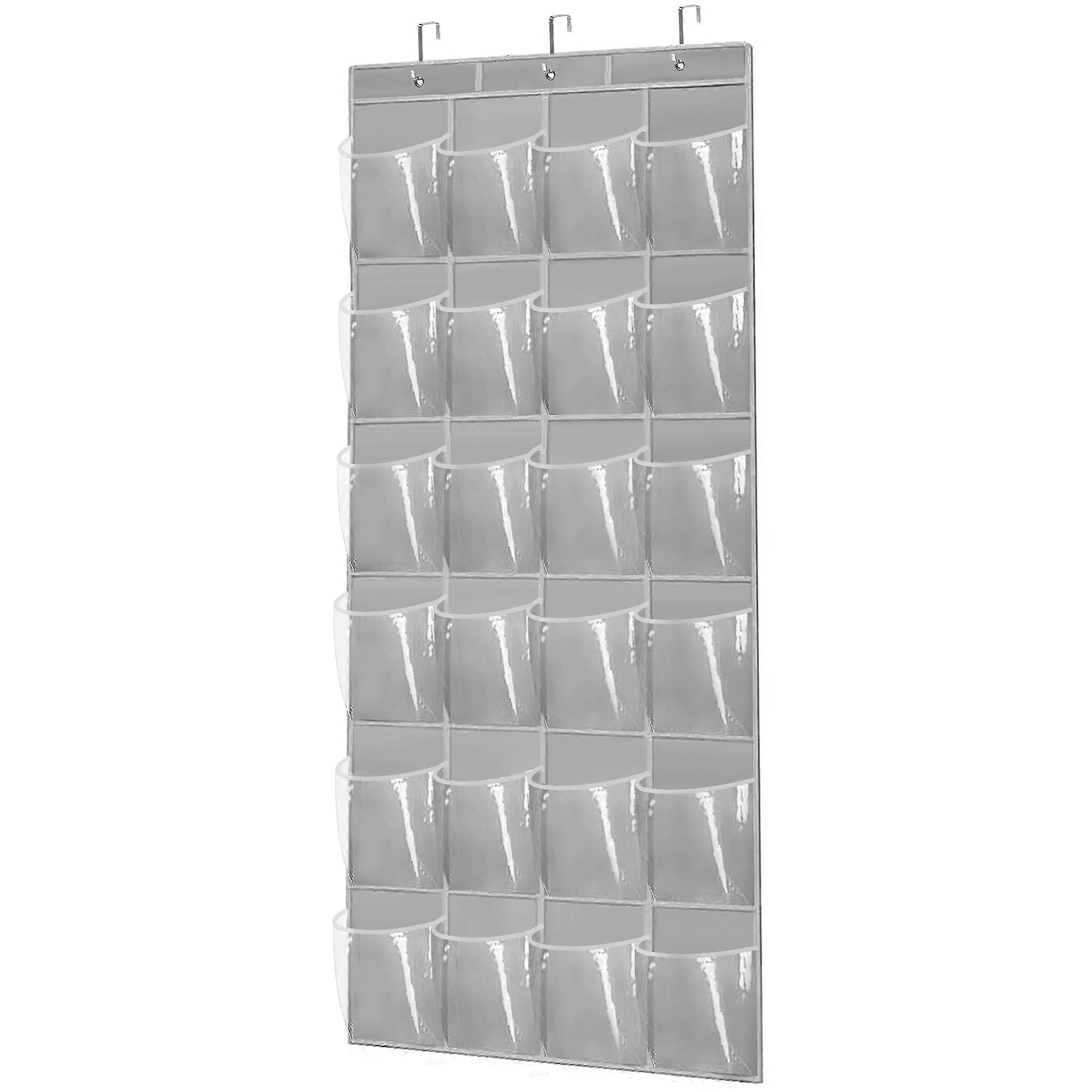 Space Saving Shoe Organizer for Closet Door Storage – Over-the-Door Design, Durable Fabric, Holds Up to 36 Pairs