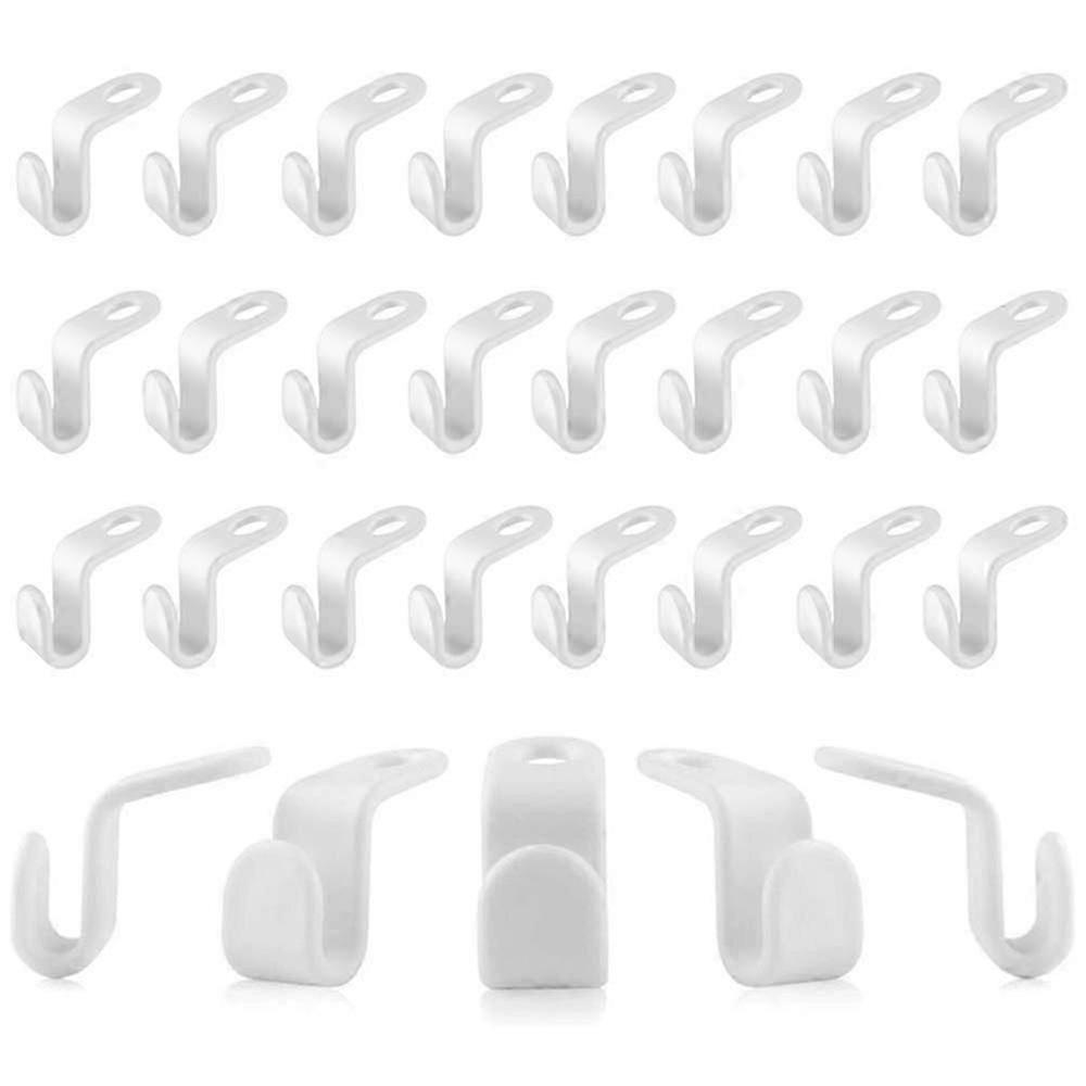 30pcs Clothes Hanger Connector Hooks Mini Cascading Stack For Closet Wardrobe Space Saving