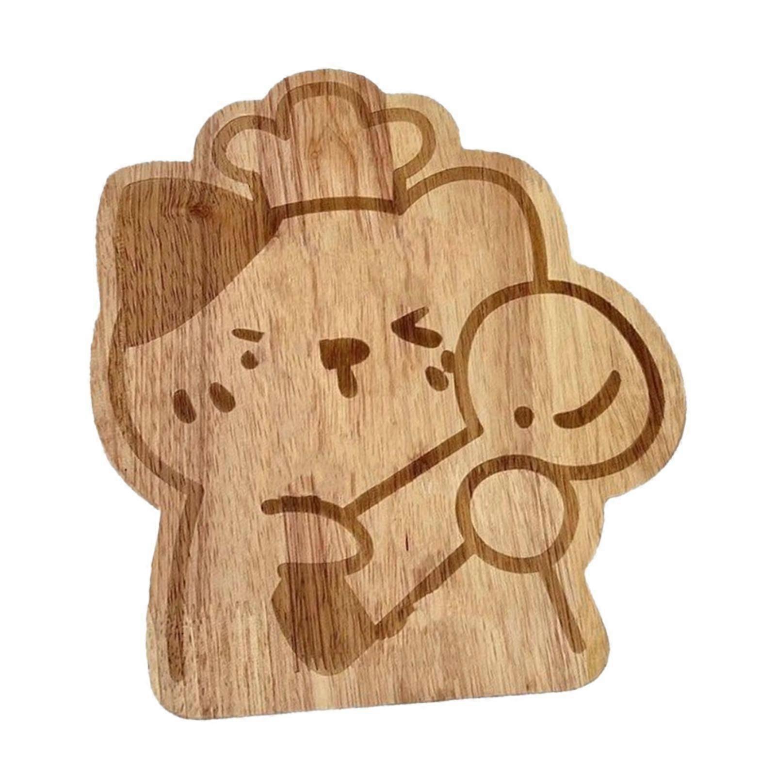 Kitchen Chopping Board Multipurpose Wooden Cutting Board for Household Bread Cat Shape