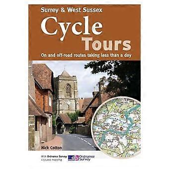 Surrey & West Sussex Cycle Tours On and Off road Routes Taking Less Than a Day