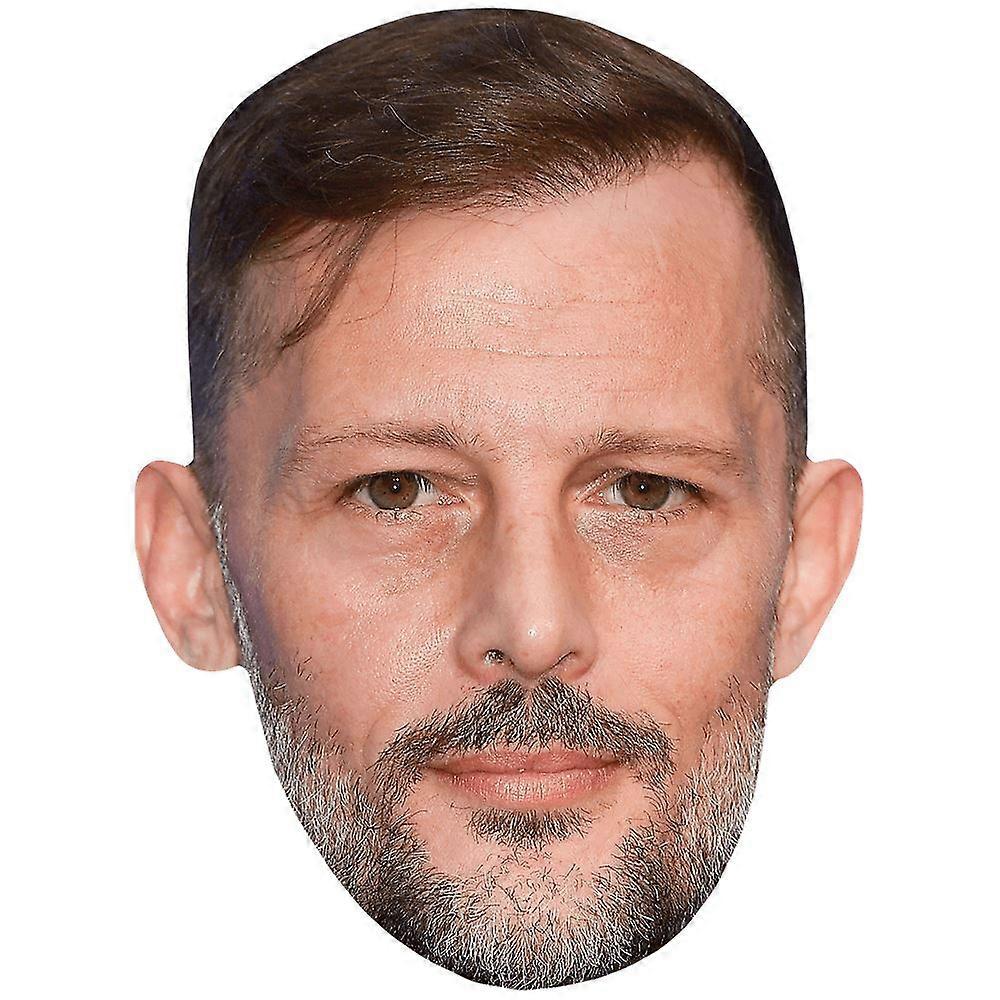 Nicolas Duvauchelle (Beard) Celebrity Mask, Flat Card Face