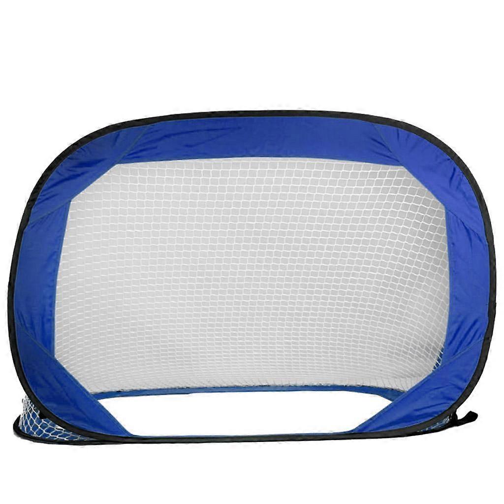 Blaue Farbe, das tragbare Fußballtor Fußballtraining