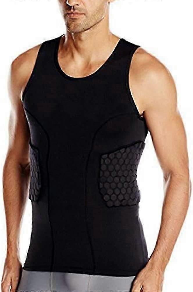 Padded Compression Shirt Chest Protector Undershirt For Foot