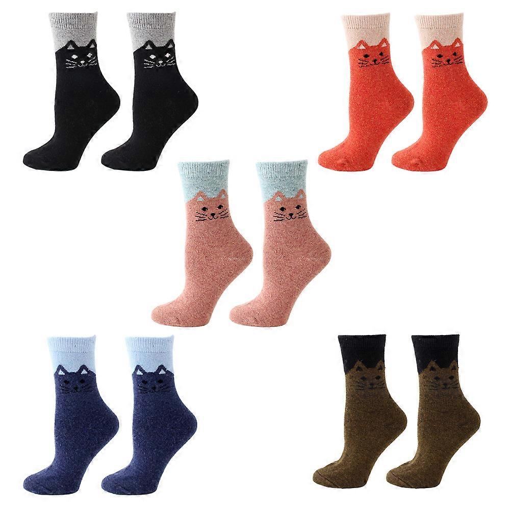 Wool socks retro warm winter socks chunky comfortable socks