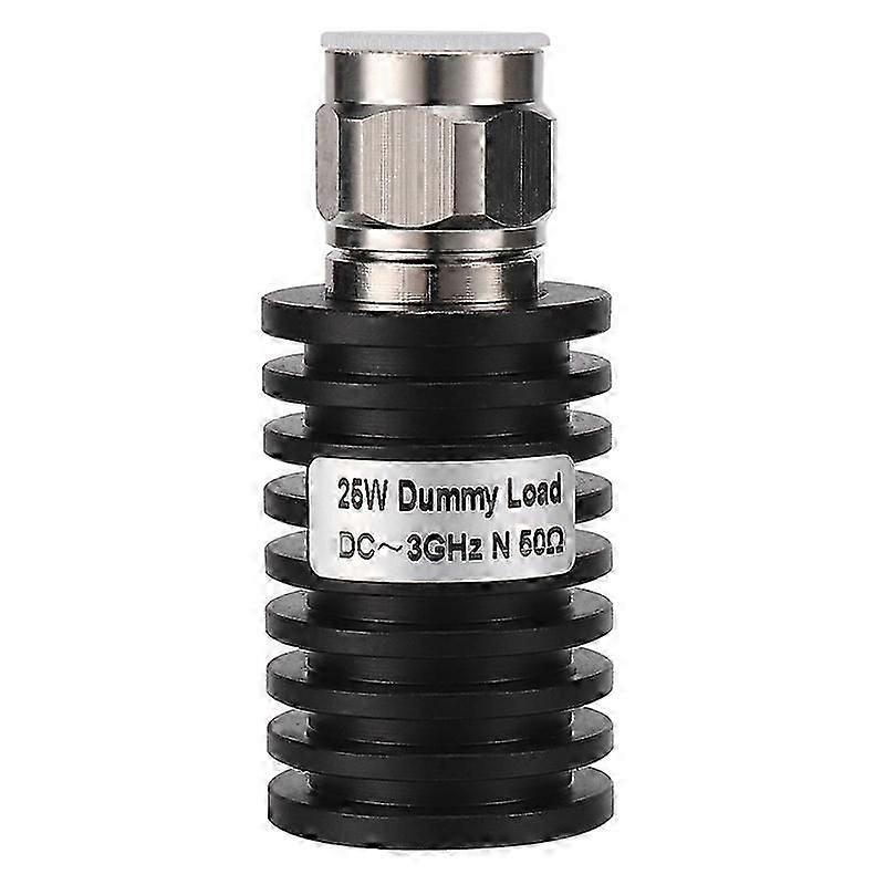 موصل RF Coax 25W N ذكر صغير 50 أوم DC-3GHz، قابس حمل وهمي js