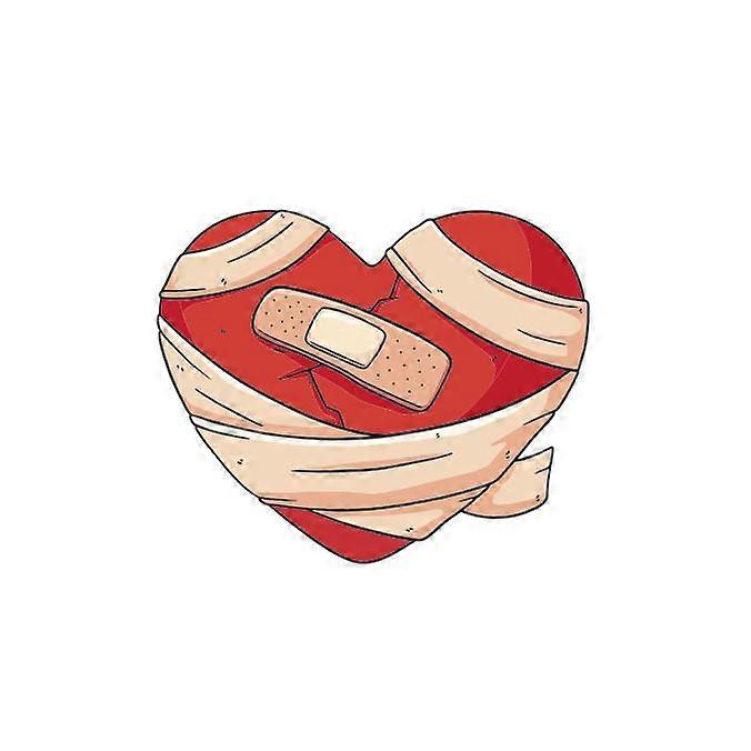 Iron-on patch Broken Heart