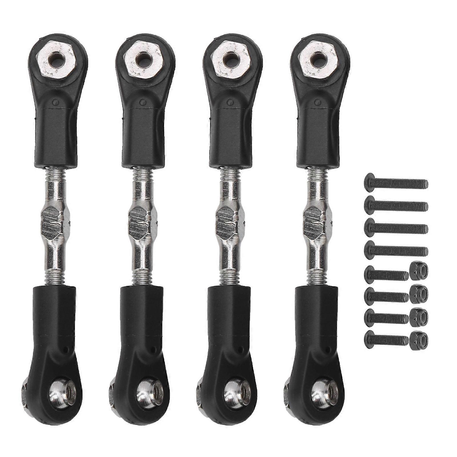 4pcs Adjustable Steering Servo Pull Rod 67-77mm for 1/8 RC Car