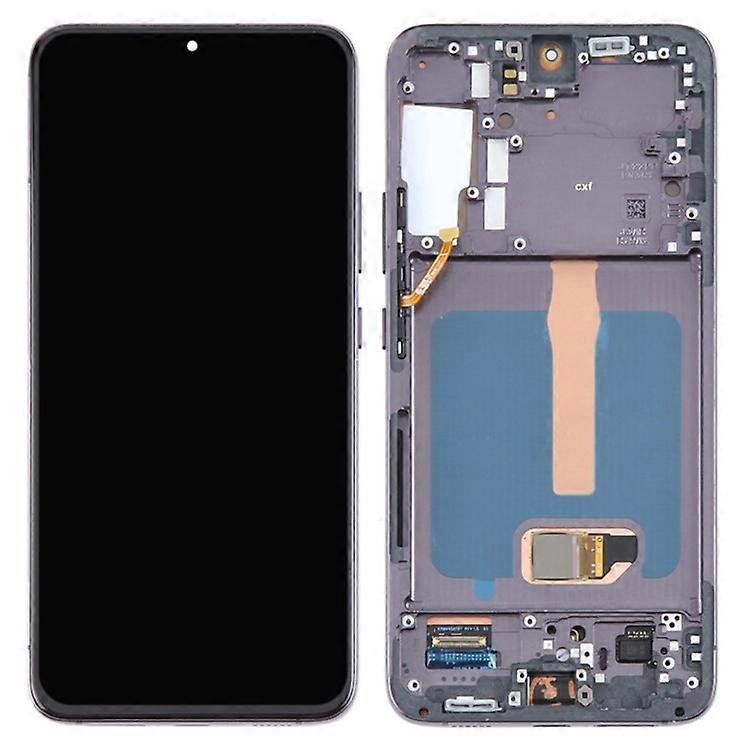 Compatible For Samsung Galaxy S22+ 5G S906B OEM Grade S AMOLED Screen and Digitizer Assembly + Frame (Without Logo)